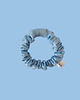 gumki do włosów Gumka jedwabna, scrunchie, frotka blue lagoon MINI 3