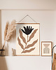 plakaty Plakat modern, beżowy kwiat, modern, boho plakat 1
