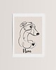 grafiki i ilustracje Pies  Line Art - Plakat personalizowany 1