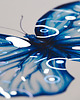 grafiki i ilustracje Motyl geometryczny - niebieski 2