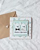 kartki scrapbooking Kartka ślubna z zakochanymi lamami 3