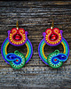 kolczyki soutache Gigi- duże i etniczne kolczyki soutache 5