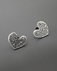 kolczyki srebrne Kolczyki Serce - srebro 1