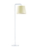lampy podłogowe Skandynawska lampa podłogowa do salonu RIJAD z szarym abażurem 2