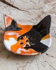 mydelniczki Mydelniczka ceramiczna kot tricolor 3