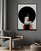 plakaty Plakat  Woman Black Circle 3
