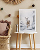 obrazy i plakaty do pokoju dziecięcego Plakat Zimowa Sarenka 4