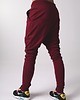 spodnie dresowe damskie Bordowe bawełniane damskie baggy pumpy 5