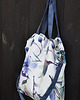 torby XXL Torbay hobo XXL - print, akwarelowe kwiaty 3