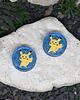 kolczyki z żywicy Tunele do uszu 28-34mm Pikachu/ plugi, rozpychacze, tapery, tunele siodłowe 2