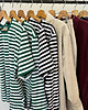 t-shirt damskie T-shirt Oversize STRIPES FOREST 1