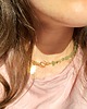 chokery Vintage choker z kamieniami 2