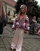 swetry dla dziewczynki Sweterek dziecięcy z kwiatami 3D 3