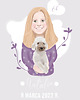 grafiki i ilustracje Portret bajkowy/ilustracyjny. 1