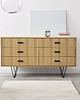 komody i szafki Komoda sideboard D-S13 sześć szuflad 2