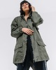 kurtki damskie Kurtka / płaszcz typu parka khaki 1