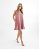 sukienki mini damskie Lniana Sukienka DAHLIA DUSTY PINK 4