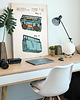 plakaty Plakat Magnetofon boombox - patent 1