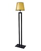 lampy podłogowe Czarno-złota lampa stojąca do salonu w stylu glamour VEGAS MIRROR 1