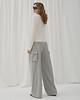 spodnie materiałowe damskie Spodnie Strong light grey 3