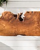 stoliki kawowe Stolik kawowy Wild drewno akacja 100cm nieregularny, z pnia 3