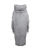 swetry damskie  SUKIENKA - SWETROWA - SZARY MELANŻ - Nubee 6