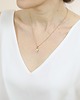 złote naszyjniki Ryś mini amulet ze złoconego srebra 1