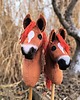 zabawki - inne Hobby horse A4 kasztanek realistyczny koń na kiju 4