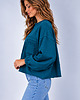 bluza bez kaptura damska Bluza Flavia  Petrol 1