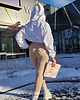 bluza z kapturem damska Bluza sportowa 'Snowflake' 3