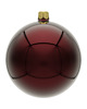 ozdoby choinkowe Bombki okrągłe: bordowy zestaw 3 sztuk 3