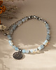 bransoletki z kamieni naturalnych MANDALA bransoletka z kamieni - akwamaryn i opal 1