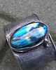 bransoletki wire wrapping Niebiesko - bransoletka regulowana 2