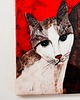 grafiki i ilustracje Kafle ceramiczne zwierzęta - pies i kot 1