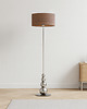 lampy podłogowe Designerska lampa stojąca do salonu ROMA ECO w stylu skandynawskim 1