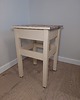stołki Drewniany taboret stołek w pastelowych kolorach art deco 3