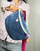 saszetka nerka Jeansowa Nerka M/L Upcycling 3