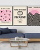 plakaty Zestaw plakatów inspiracja Matisse-Picasso-Bauhaus 2
