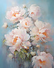 plakaty Peonie i róże - Plakat - Olej, Boho, Abstrakcja 1