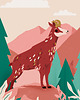 plakaty Plakat Kozica 30x40 cm 1