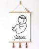 plakaty Plakat Personalizowany imię dziecka line art 7