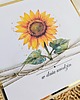 zaproszenia i kartki na ślub Kartka urodzinowa ze słonecznikiem na zamówienie 2