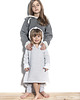 sukienki dla dziewczynki Fir Hoodie Kids • Popiel 1