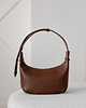 torby na ramię MOON BAG - skórzana torebka - brąz klasyczny 5