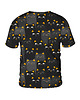 t-shirty męskie Męski T-shirt DR.CROW  Cats Orange 1