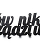wieszaki Modny wieszak NIE MÓW NIKOMU 1
