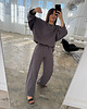 bluza bez kaptura damska Bluza Grounded cacao 8