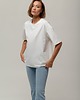 t-shirt damskie Koszulka T-Shirt z bawełny, CREAMY-WHITE 6