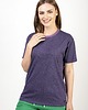 t-shirt damskie T-shirt fiolet melanż Flow 1