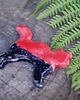 magnesy Ceramiczny magnes kot czarno-czerwony 1